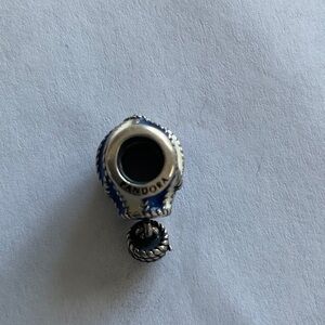 Pandora Silver Charm with Blue Accents